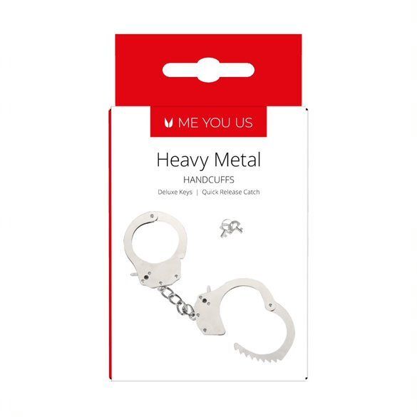 Me You Us Heavy Metal Handcuffs - XToys UK