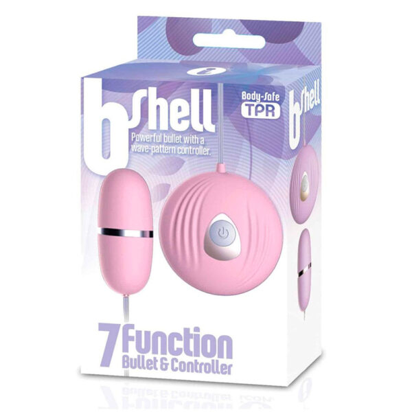 The BShell 7 Function Bullet Vibe Pink - XToys UK