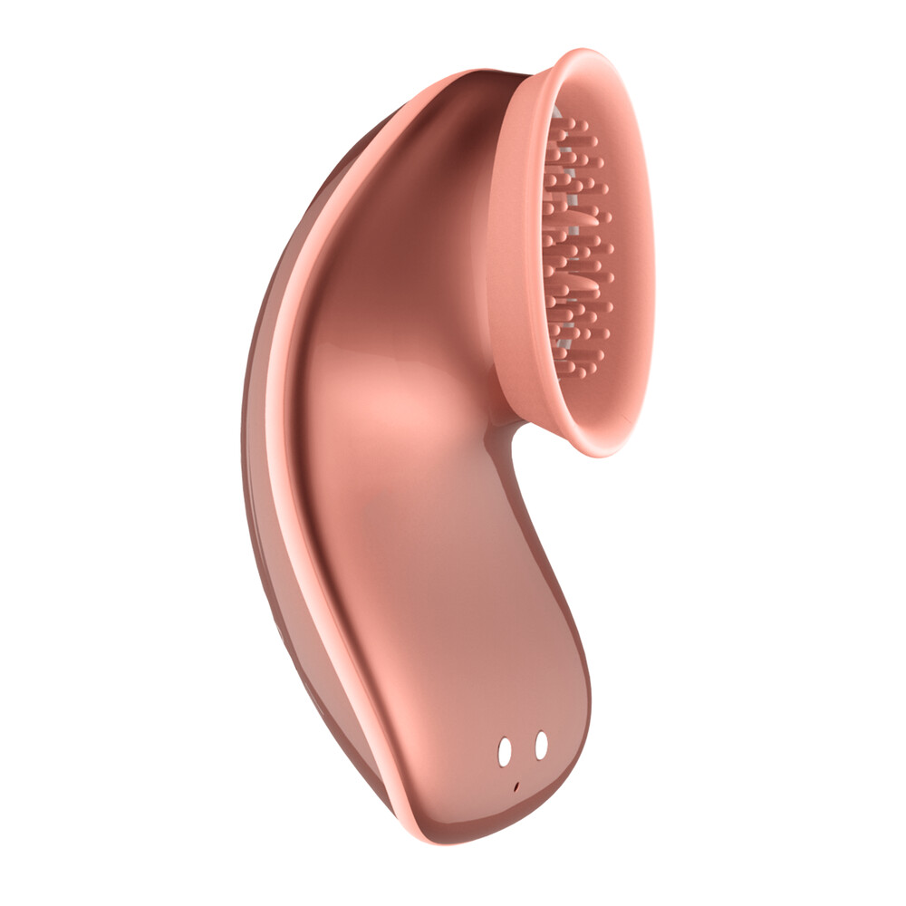 Twitch Rose Gold Hands Free Suction And Vibration Toy - XToys UK