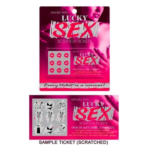 Lucky Sex Scratch Tickets - XToys UK