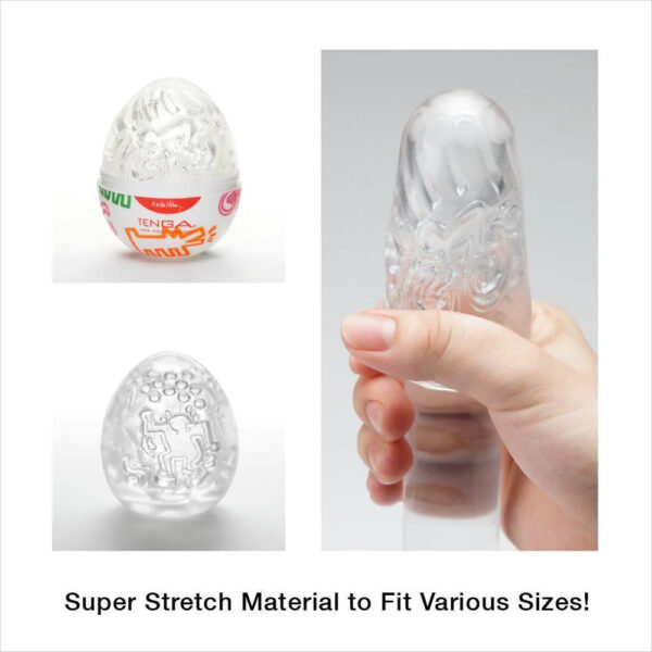 Tenga Keith Haring Dance Egg Masturbator - XToys UK