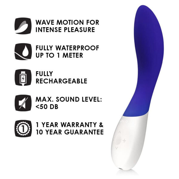 Lelo Mona Wave Vibrator Midnight Blue - XToys UK