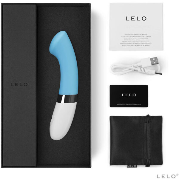 Lelo Gigi 2 Turquoise Blue G Spot Vibrator - XToys UK