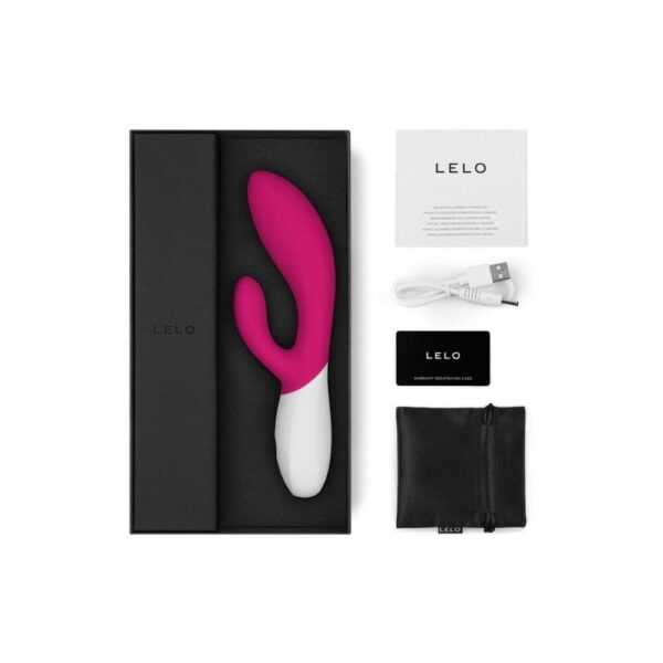 Lelo Ina Wave 2 Luxury Rechargeable Vibe Cerise - XToys UK