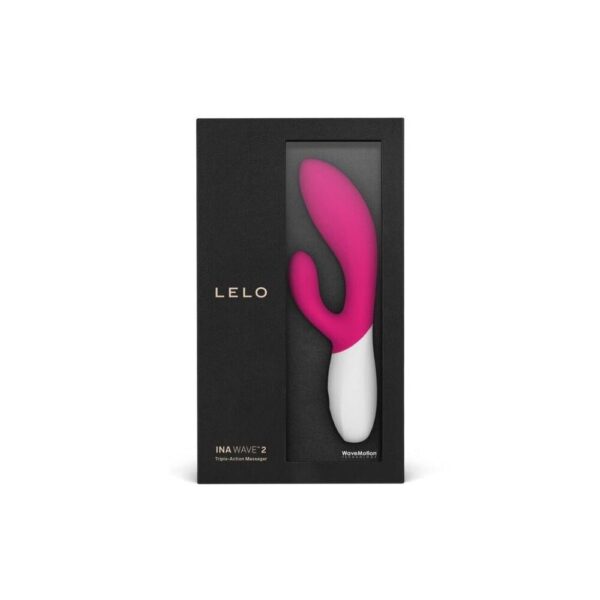 Lelo Ina Wave 2 Luxury Rechargeable Vibe Cerise - XToys UK