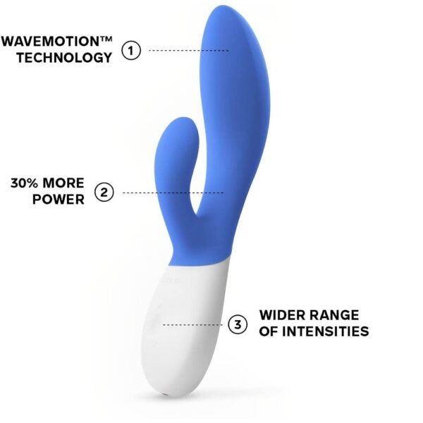 Lelo Ina Wave 2 Luxury Rechargeable Vibe Blue - XToys UK