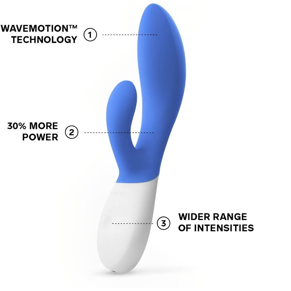 Lelo Ina Wave 2 Luxury Rechargeable Vibe Blue - XToys UK