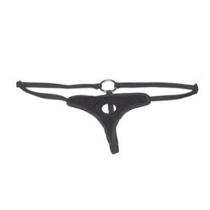 Lux Fetish Velvet Bikini Strap On Harness - XToys UK