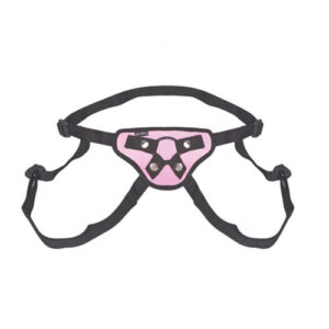 Lux Fetish Pretty In Pink Strap On Harness - XToys UK