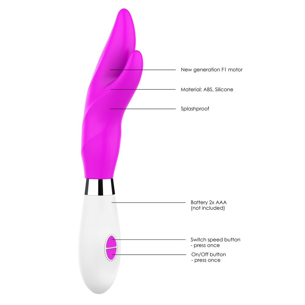 Luminous Athos Ultra Soft Clit Stim Vibe Fuchsia - XToys UK