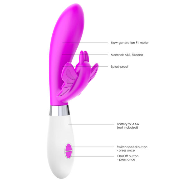 Luminous Alexios Ultra Soft Clit Stim Vibe Fuchsia - XToys UK