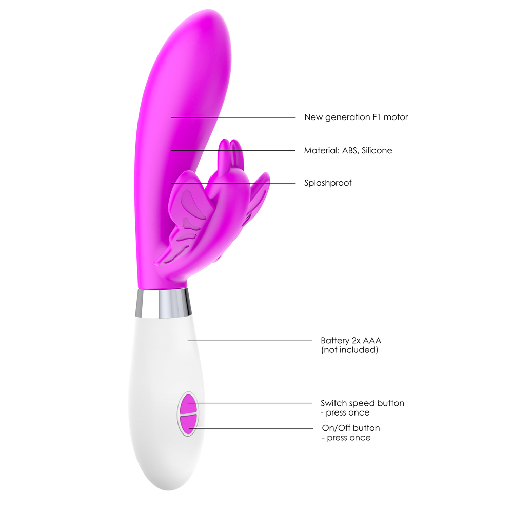 Luminous Alexios Ultra Soft Clit Stim Vibe Fuchsia - XToys UK