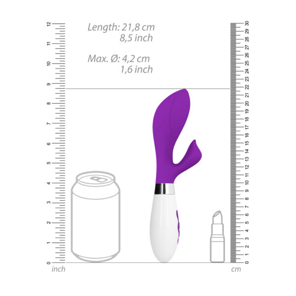 Achelois Rechargeable Vibrator Purple - XToys UK