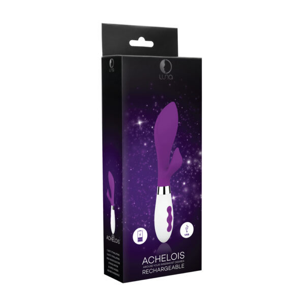 Achelois Rechargeable Vibrator Purple - XToys UK