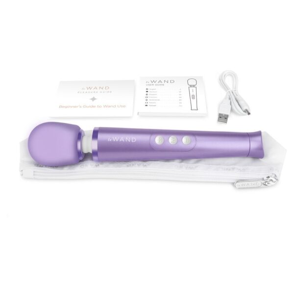 Le Wand Petite Rechargeable Vibrating Massager Violet - XToys UK