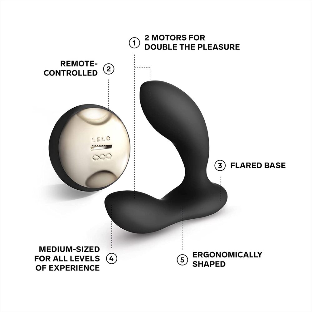 Lelo Hugo Luxury Prostate Massager Black - XToys UK