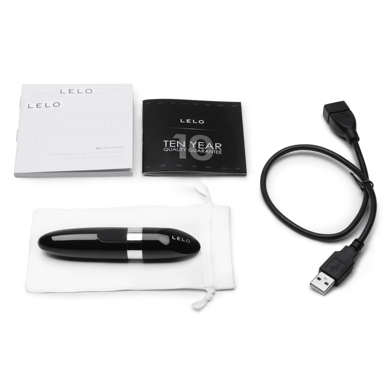 Lelo Mia 2 Lipstick Vibrator Black - XToys UK