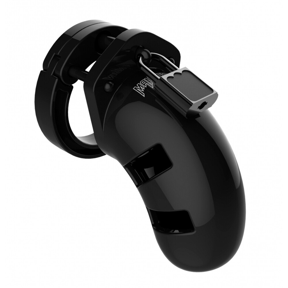 Man Cage 01 Male 3.5 Inch Black Chastity Cage - XToys UK