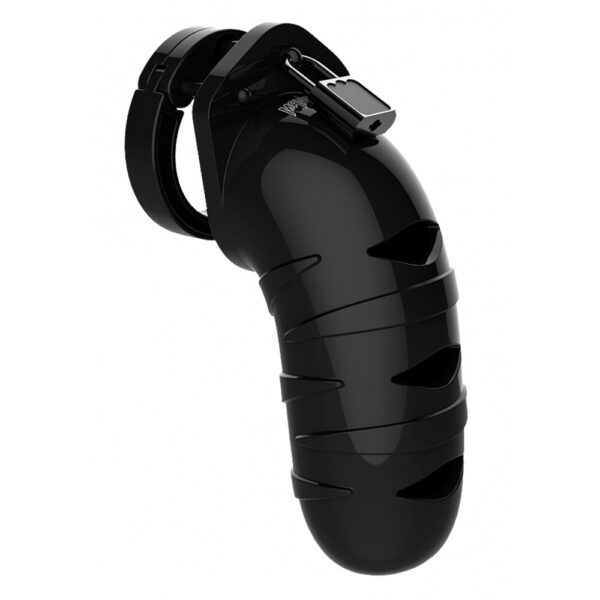 Man Cage 05 Male 5.5 Inch Black Chastity Cage - XToys UK