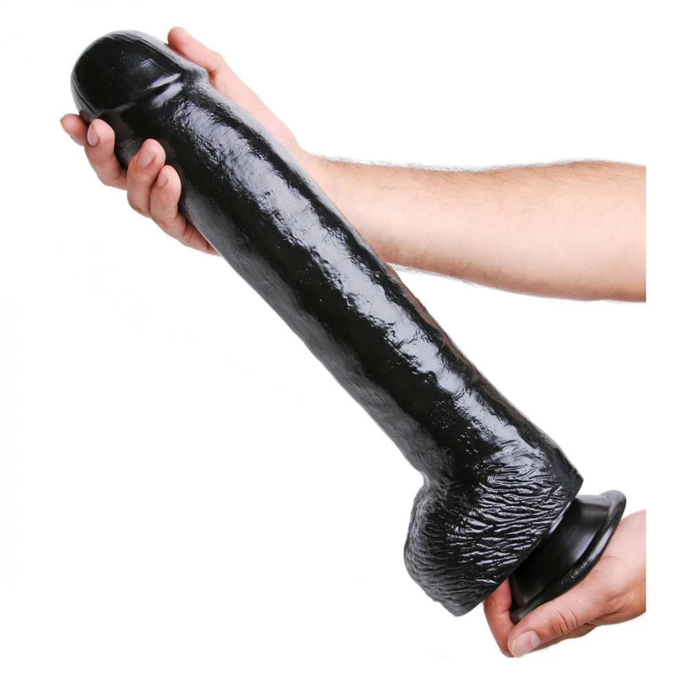 XR The Black Destroyer Huge Suction Cup Dildo - XToys UK