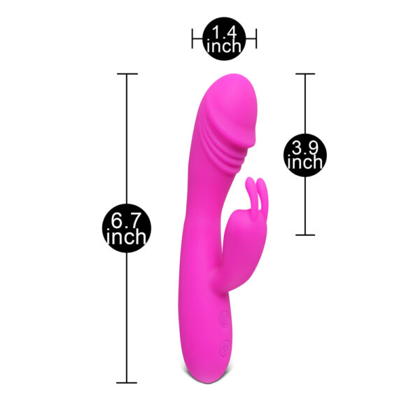 12 speed Rabbit Vibrator Purple - XToys UK