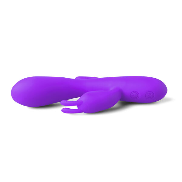 Double Bunny 12 speed Silicone Vibe Purple - XToys UK