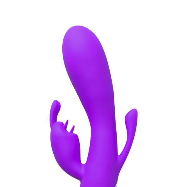 Double Bunny 12 speed Silicone Vibe Purple - XToys UK