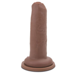 Me You Us Uncut Ultra Cock 6 Inch Dildo Flesh Brown - XToys UK