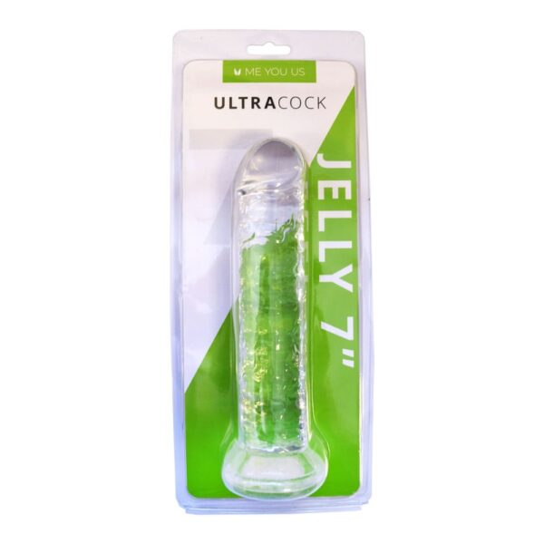 Me You Us Ultra Cock Clear Jelly 7 Inch Dong - XToys UK