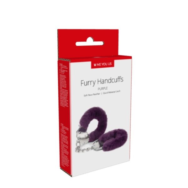 Me You Us Furry Handcuffs Purple - XToys UK