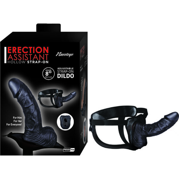 Erection Assistant Hollow Strap On 8 Inch - XToys UK