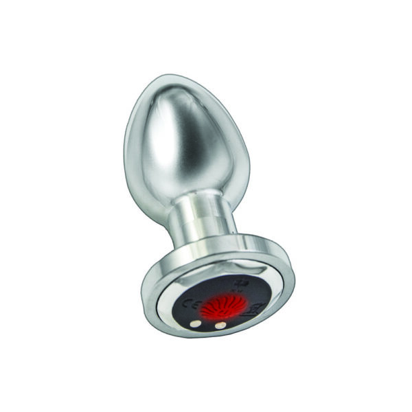 Ass Sation Remote Vibrating Butt Plug Silver - XToys UK