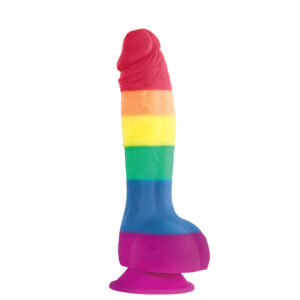 Colours Pride Edition 6 Inch Realistic Silicone Dildo With Balls - XToys UK