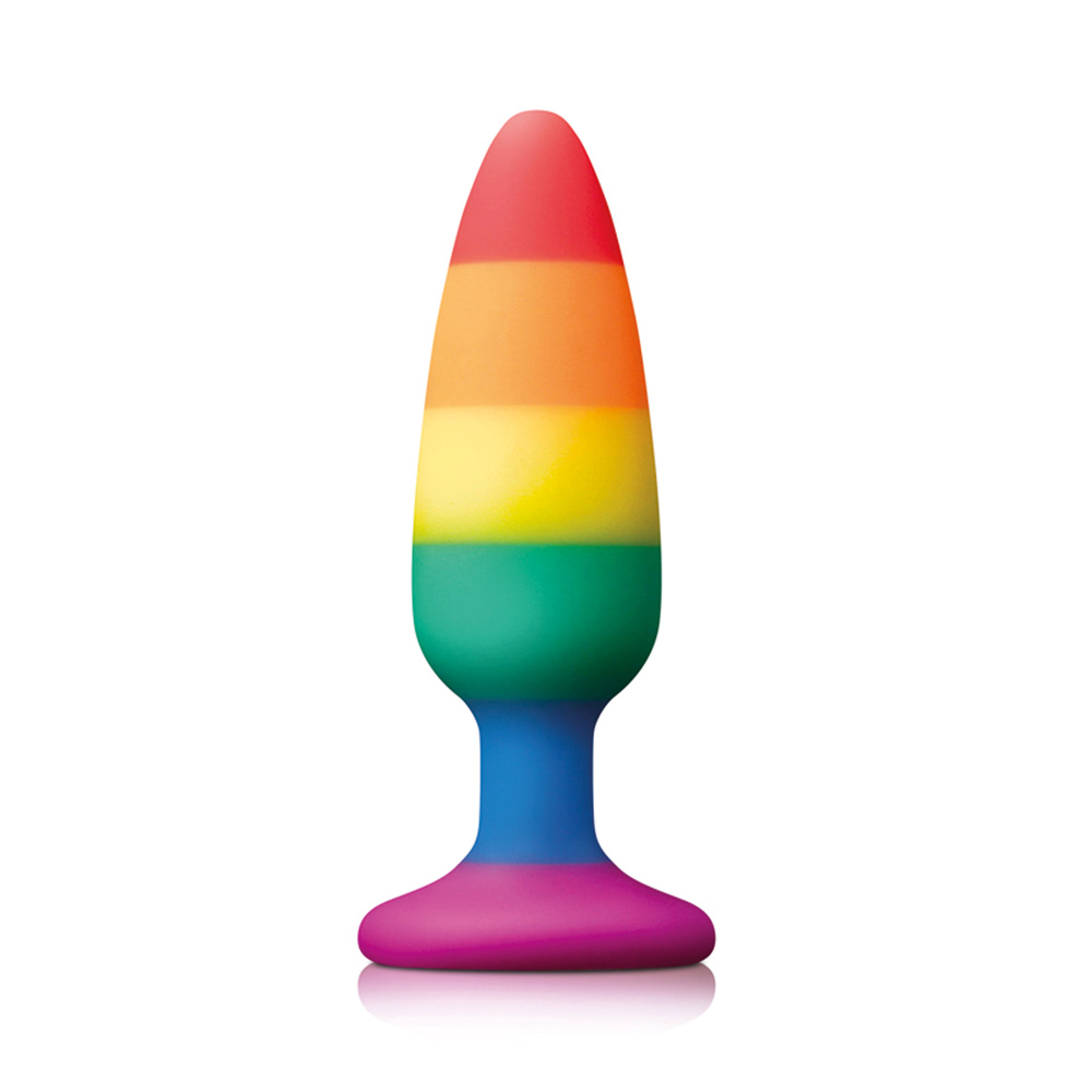 Pride Pleasure Plug Rainbow Medium - XToys UK