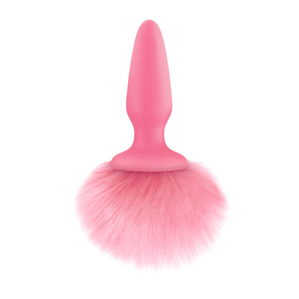 Pink Bunny Tail Butt Plug - XToys UK