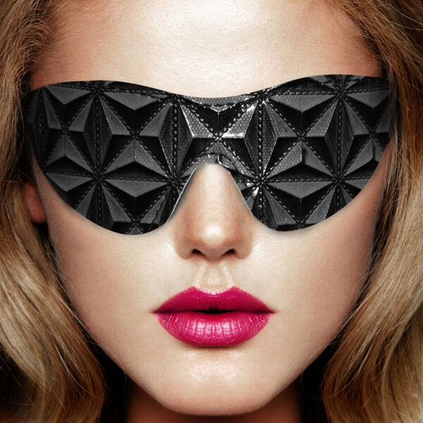 Ouch Black Luxury Eye Mask - XToys UK