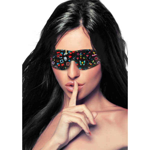 Ouch Old School Tattoo Printed Eye Mask - XToys UK