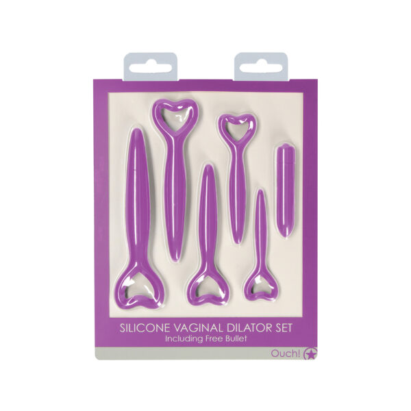 Ouch Silicone Vaginal Dilator Set Purple - XToys UK