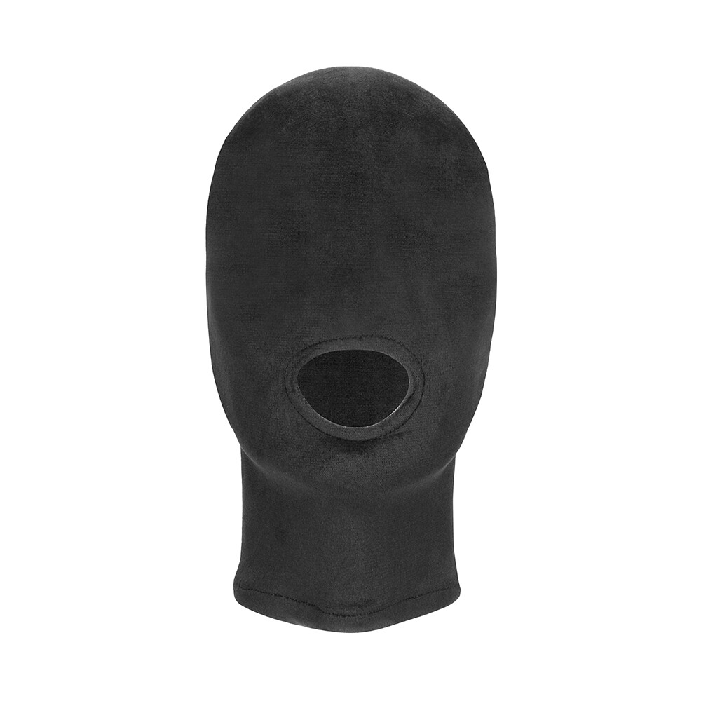 Ouch Velvet Mask With Mouth Opening - XToys UK