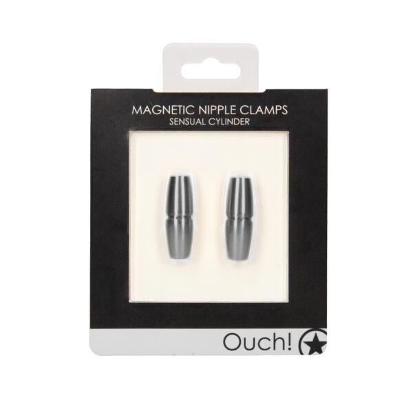 Ouch Magnetic Sensual Cylinder Nipple Clamps - XToys UK