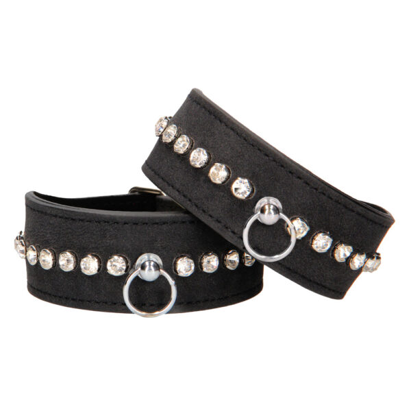 Ouch Diamond Studded Wrist Cuffs - XToys UK