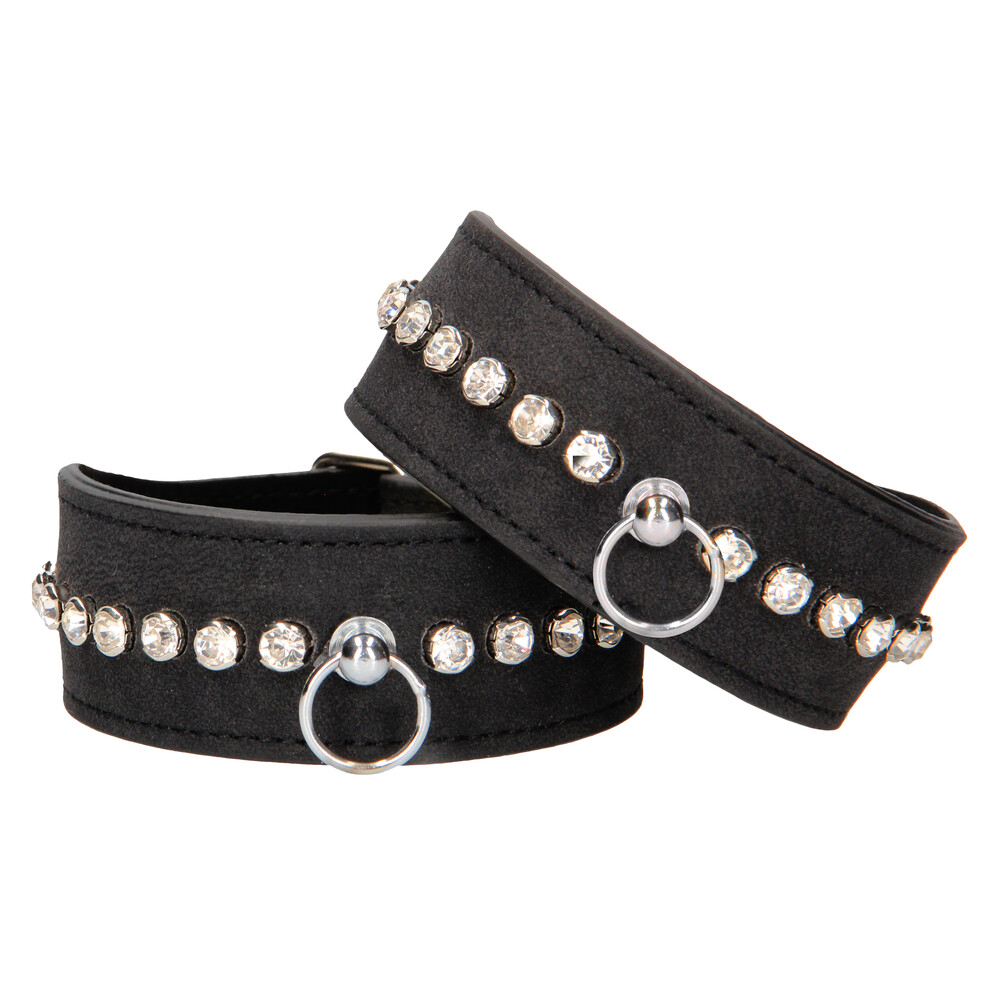 Ouch Diamond Studded Ankle Cuffs - XToys UK