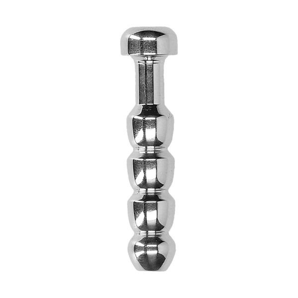 Ouch Urethral Sounding Stainless Steel Ridged Plug - XToys UK