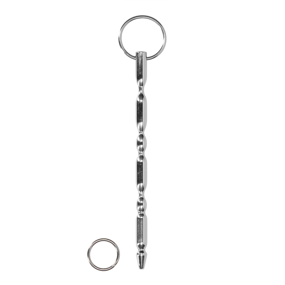 Ouch Urethral Sounding Steel Dilator With Ring - XToys UK