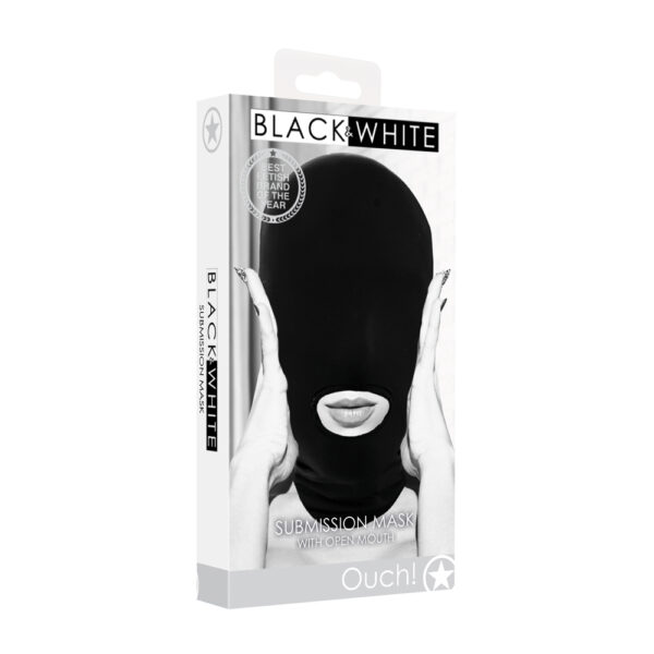 Ouch Submission Mask with Open Mouth - XToys UK