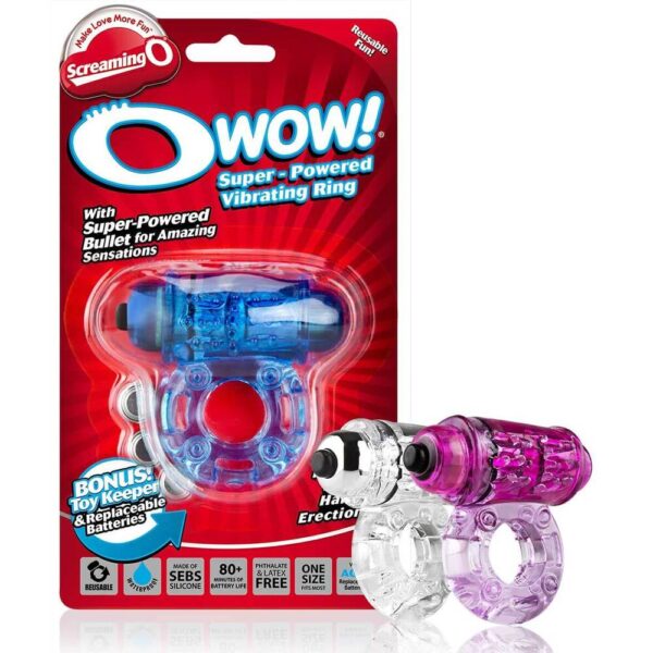 Screaming O Wow Vibrating Cock Ring - XToys UK