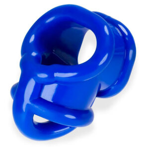 Oxballs Ballsling With Ballsplitter Cock Ring Police Blue - XToys UK