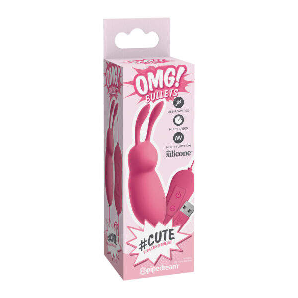 OMG Bullets Cute Vibrating Bullet Pink - XToys UK