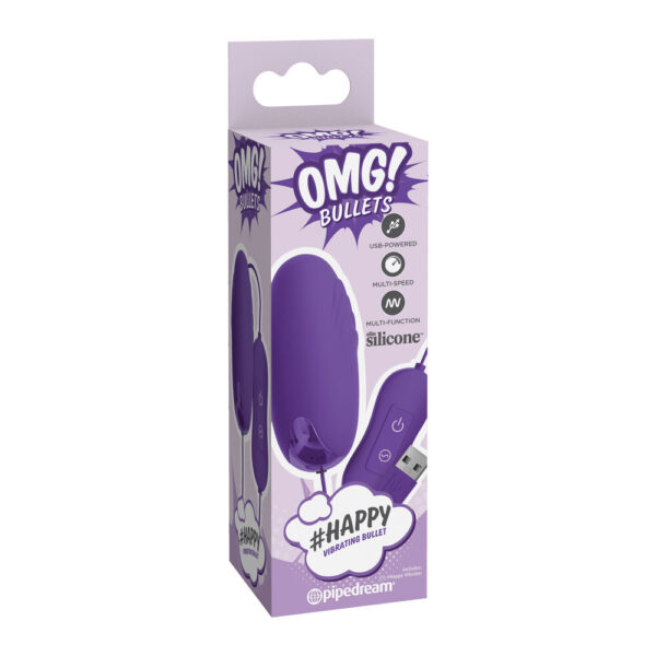 OMG Bullets Happy Vibrating Bullet - XToys UK