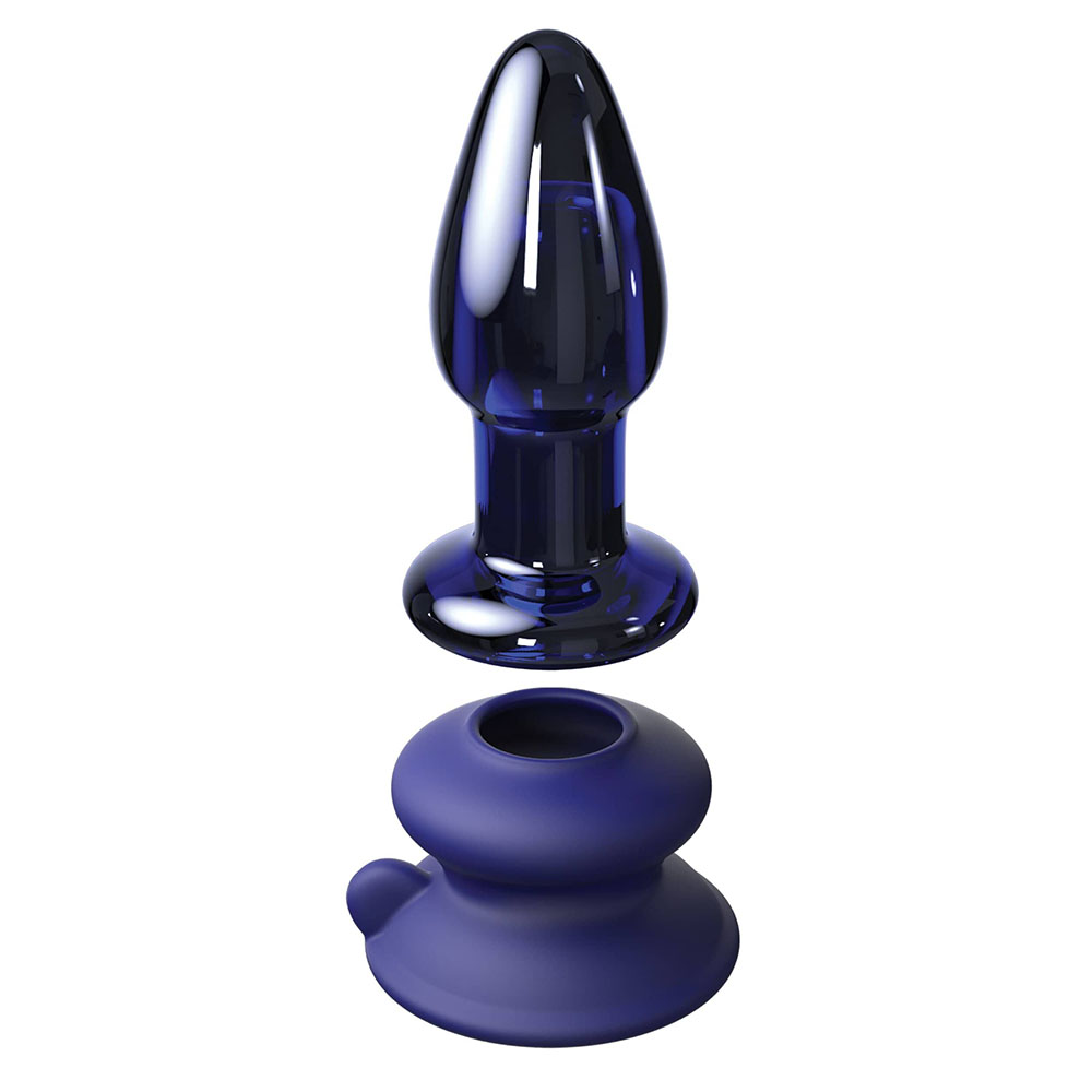 Icicles No. 85 Vibrating Glass Butt Plug Massager - XToys UK